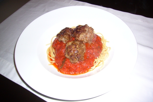 Slow-cooked Spaghetti and Meatballs